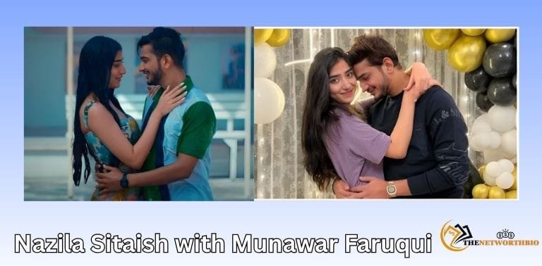 Nazila Sitaishi with Munawar Faruqui