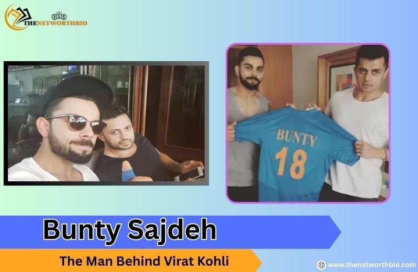 Bunty Sajdeh with Virat Kohli