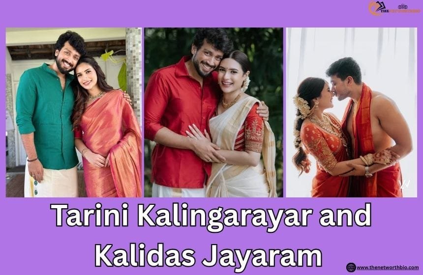 Tarini Kalingarayar husband Kalidas Jayaram 
