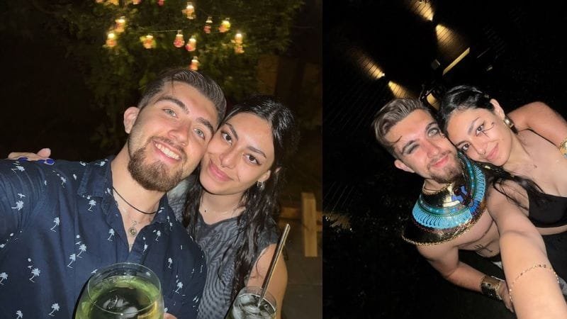 Eduardo Hagn with her Girlfriend