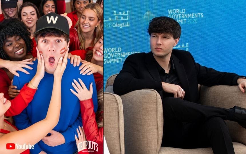 Zach Justice at dropout and Forbe event image