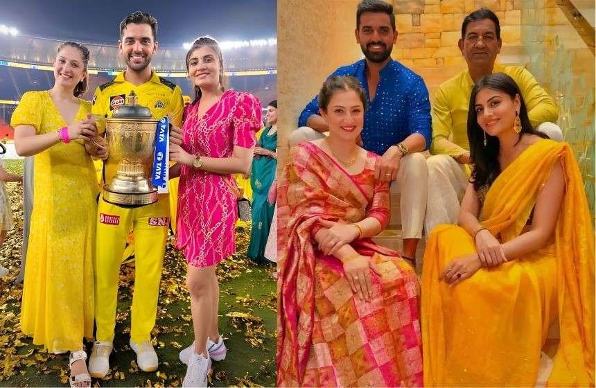 Malti Chahar with her Family