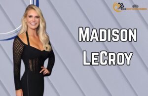 Madison LeCroy wearing black dress