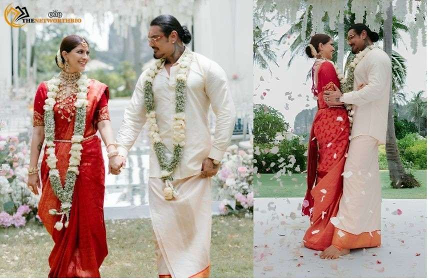 Varalaxmi and Nicholai wedding image
