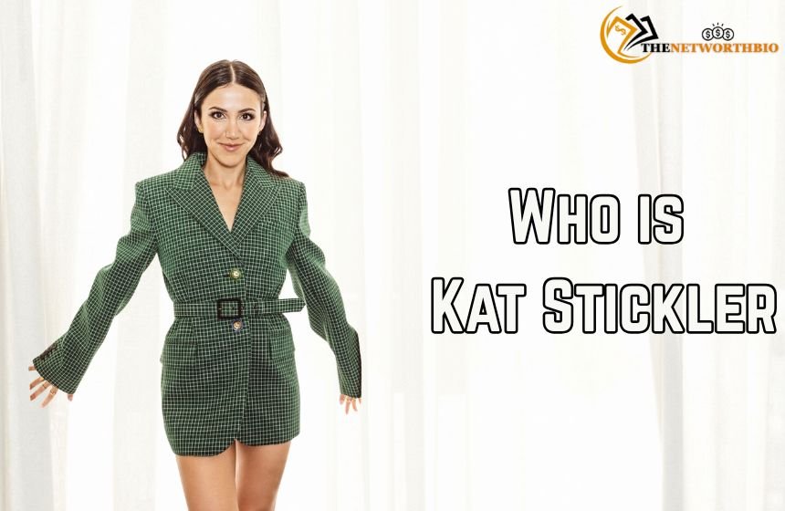 Kat Stickler wearing green olive dress